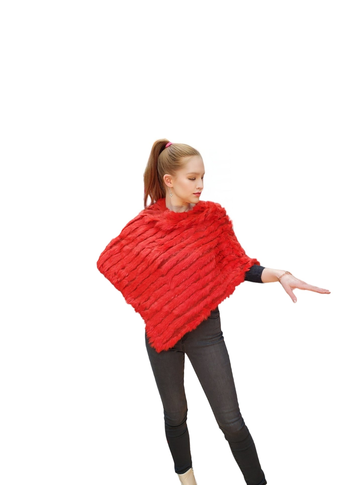Ponchos Style HL0645 Red