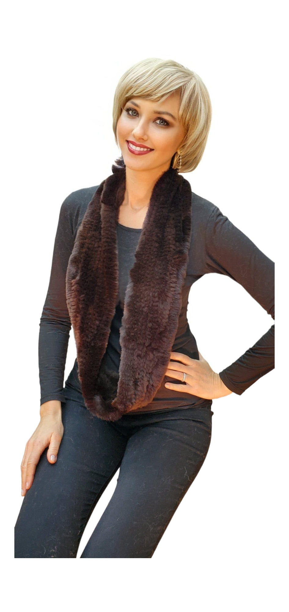 Scarf Style HL30431 Brown