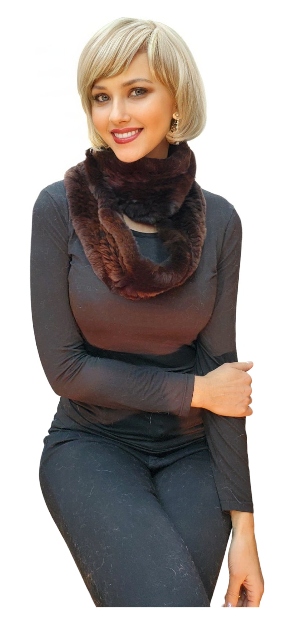 Scarf Style HL30431 Brown