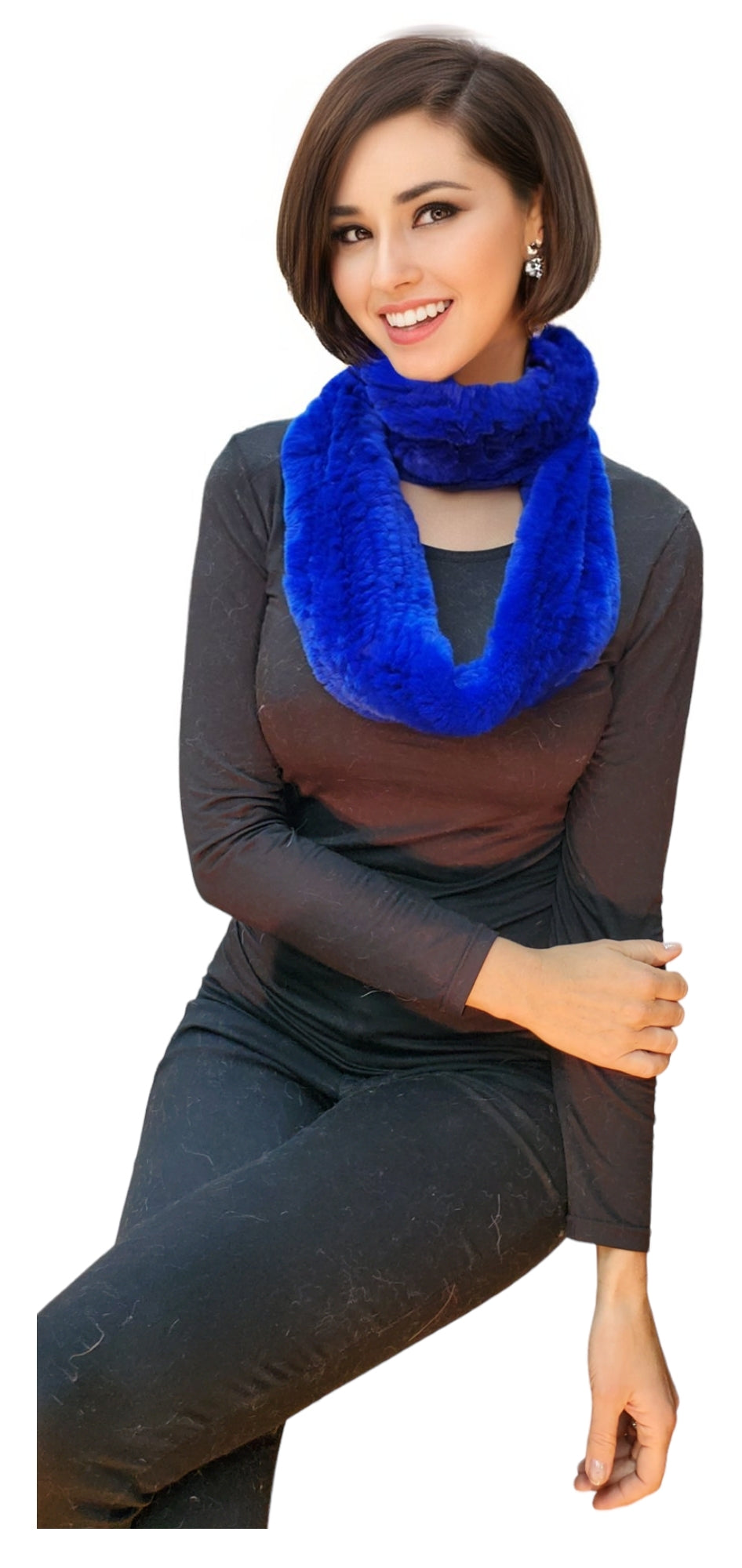 Scarf Style HL30431 Royal Blue