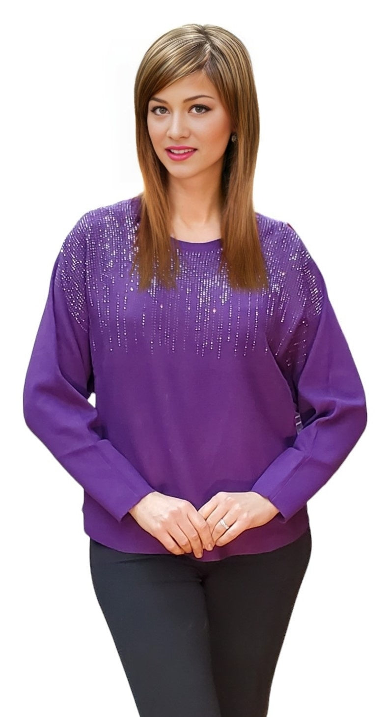 Sweater Style JL5023 Purple