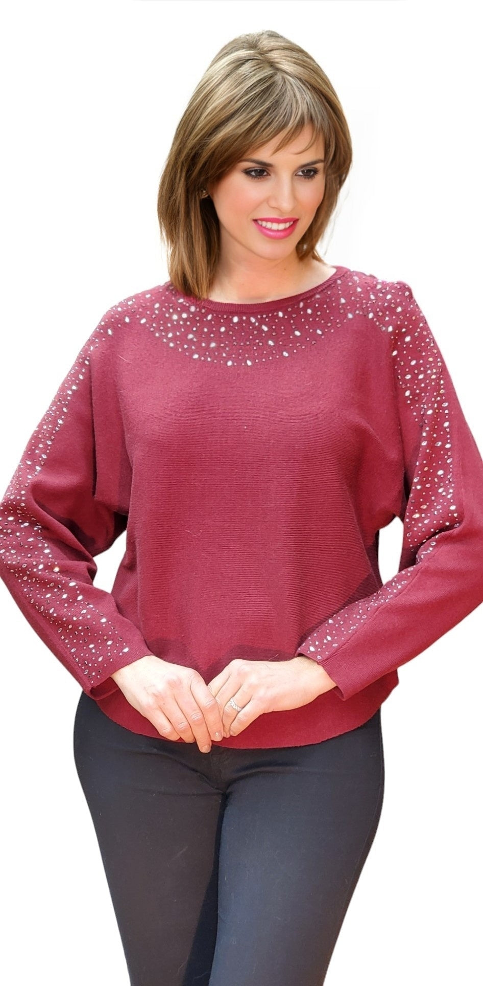 Sweater Style JL904 Wine