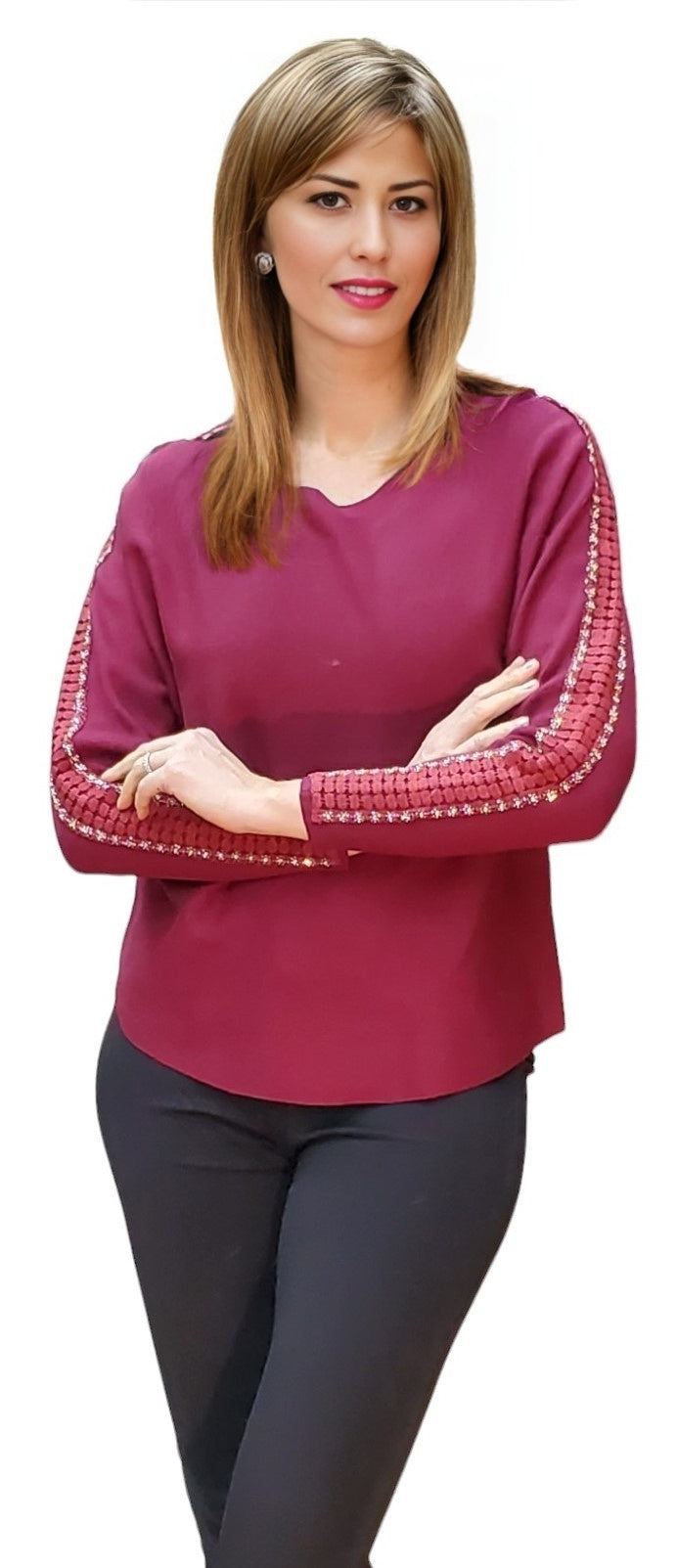 Sweater Style JL913 Red