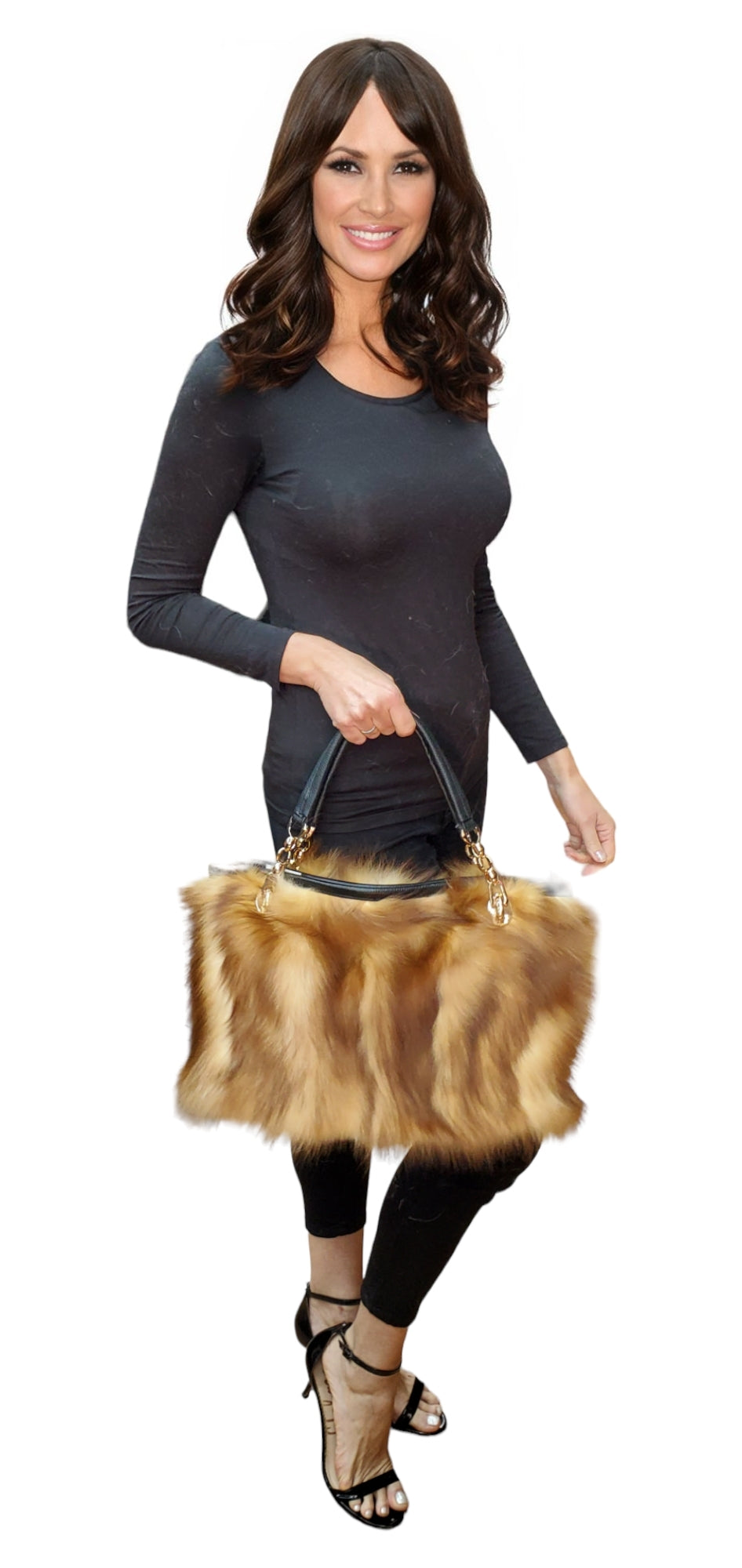 Fox Bag NY1531 Natural Red Fox