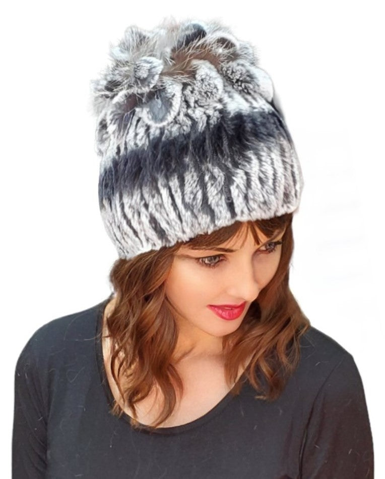Hat Style RAH02 Chinchilla Black