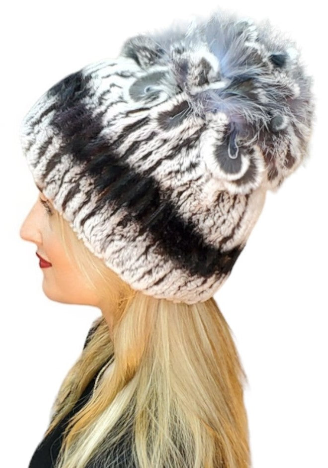 Hat Style RAH02 Chinchilla Black