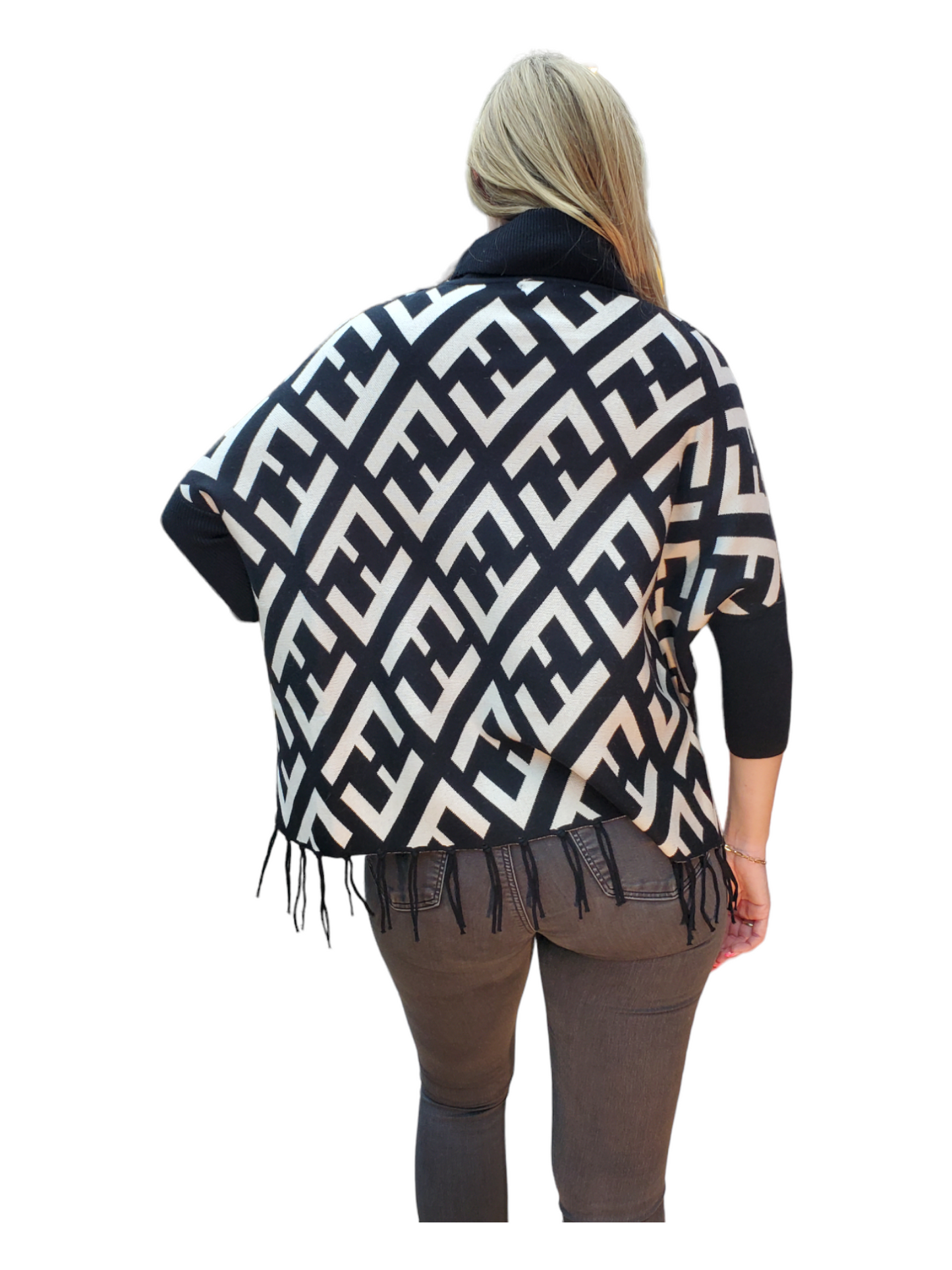 Sweater Style SW509 Black White