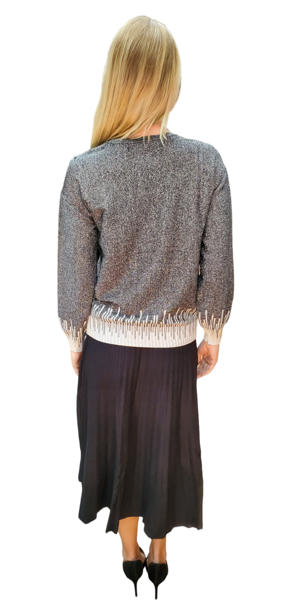 Sweater Style SWR701 Gray White