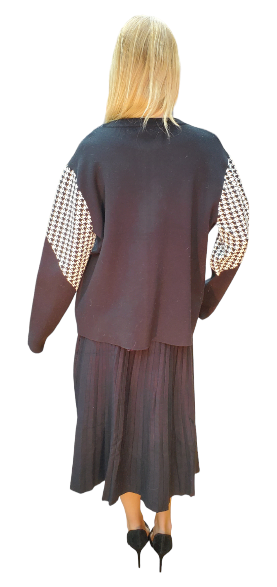 Sweater Style SWR705 Black Gray