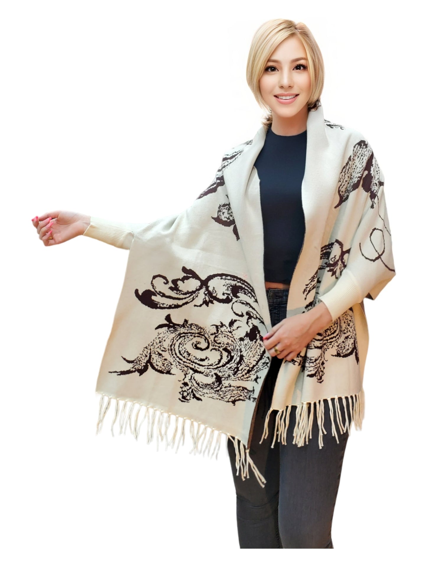 Shawl Style TNX20 Beige