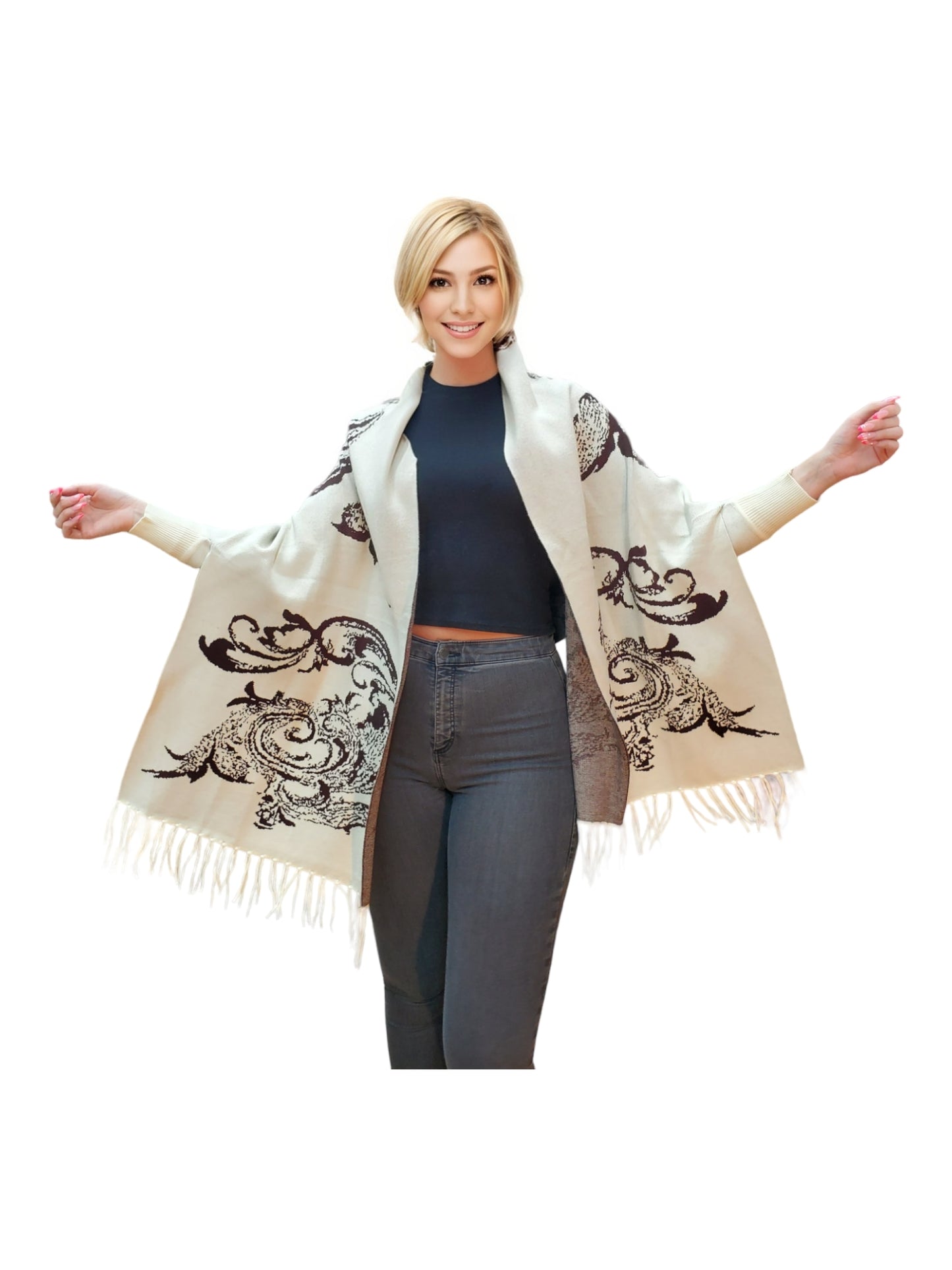 Shawl Style TNX20 Beige