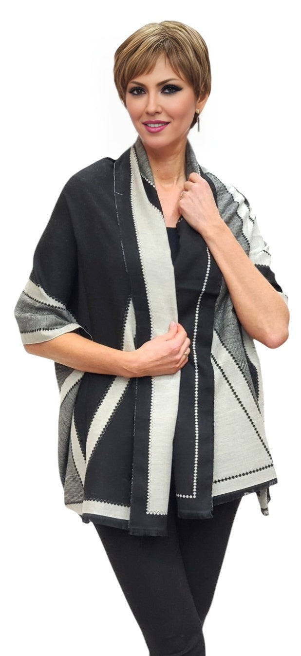 Shawl Style WJ-024-041 Black