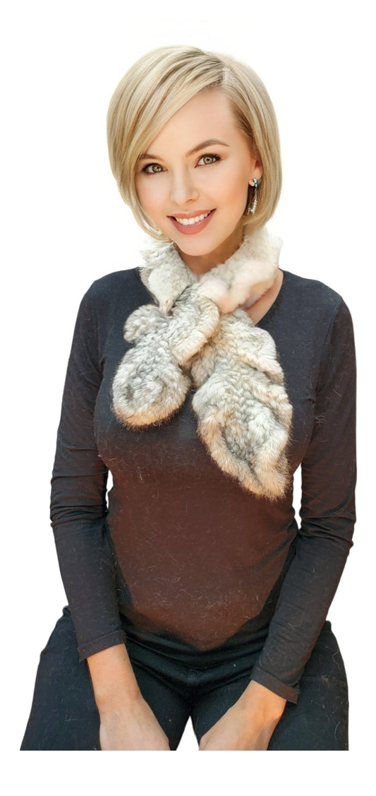Scarf Style 002S Pearl White