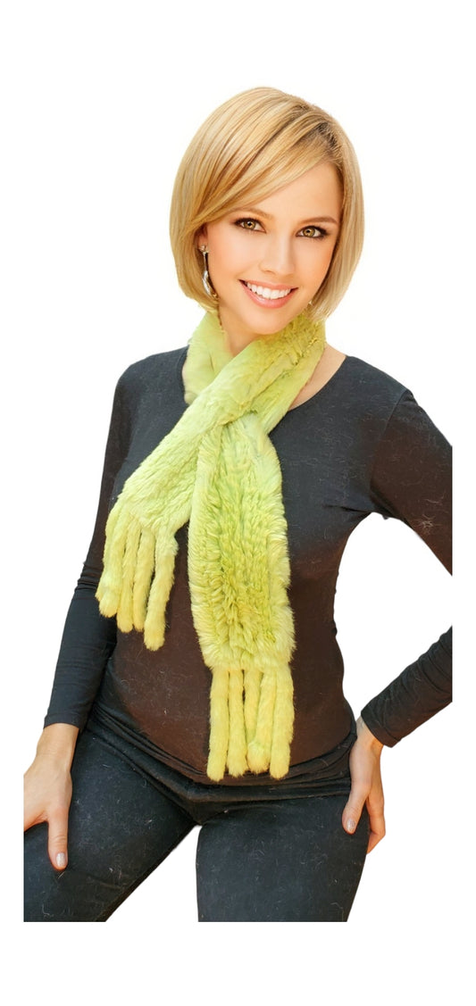 Scarf Style 004R Lime Green