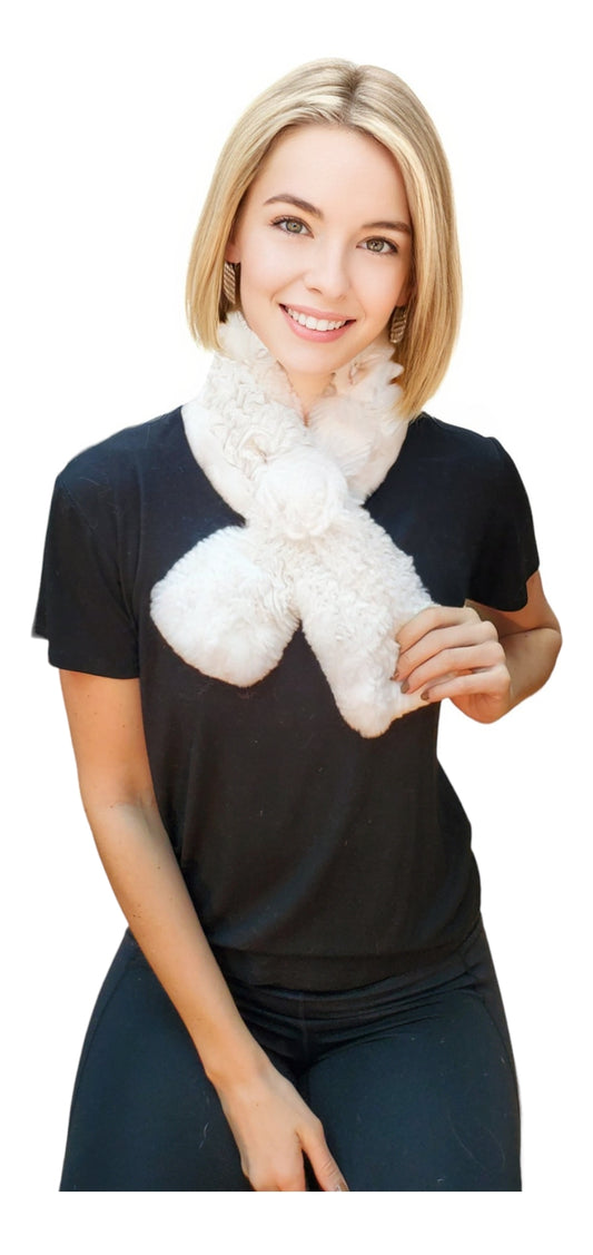 Scarf Style 005R White