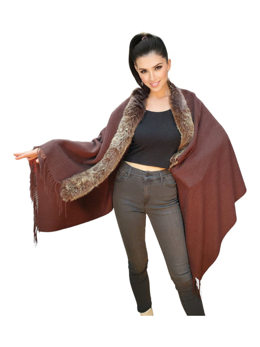 Shawl Style 10-0028 Brown