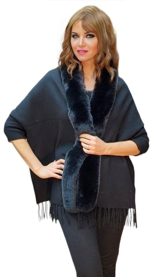 Shawl Style 11-CFL Black