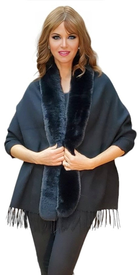 Shawl Style 11-CFL Black
