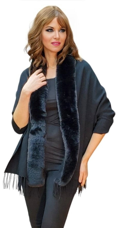 Shawl Style 11-CFL Black