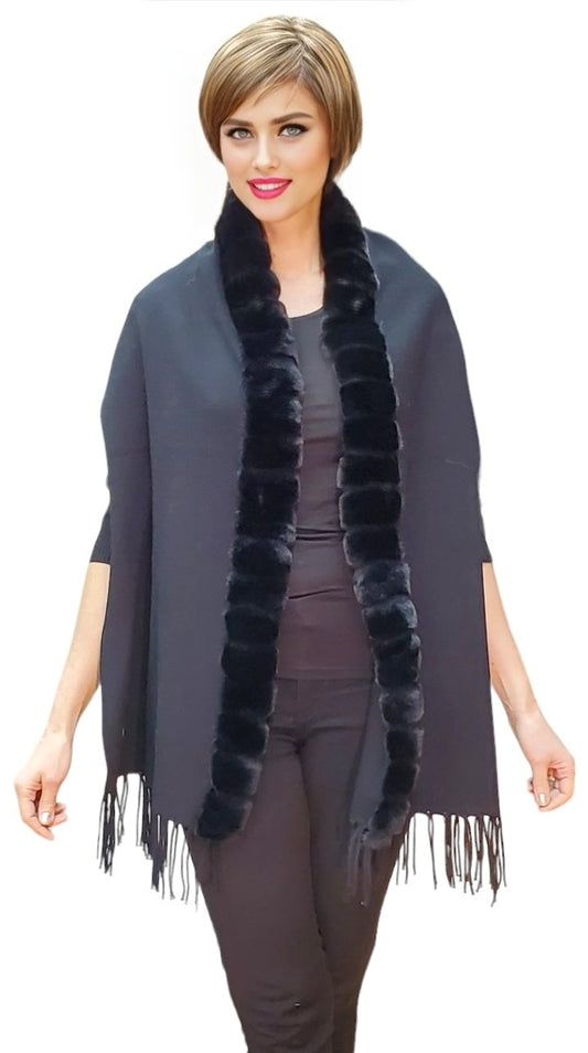 Shawl Style 11-CFN Black