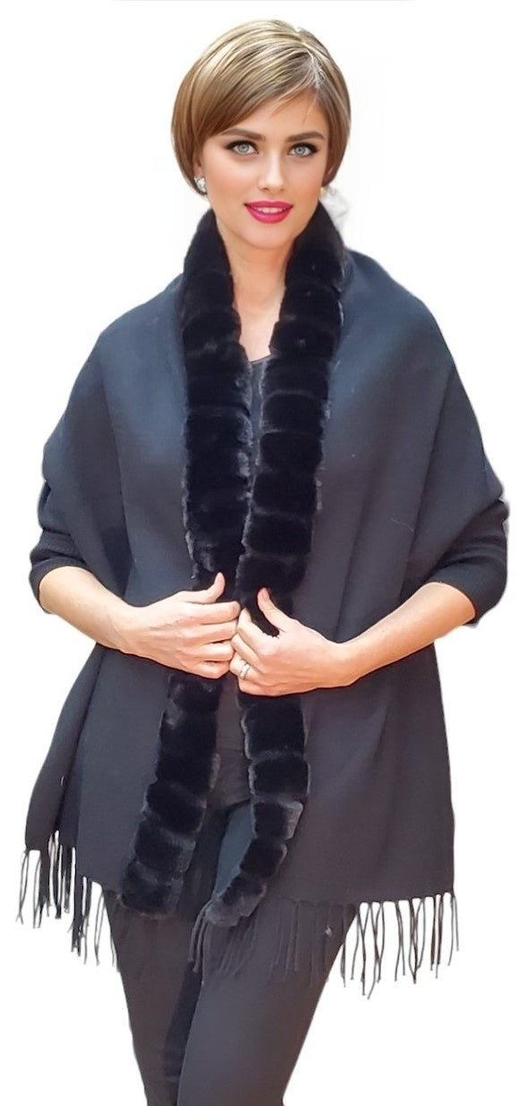 Shawl Style 11-CFN Black