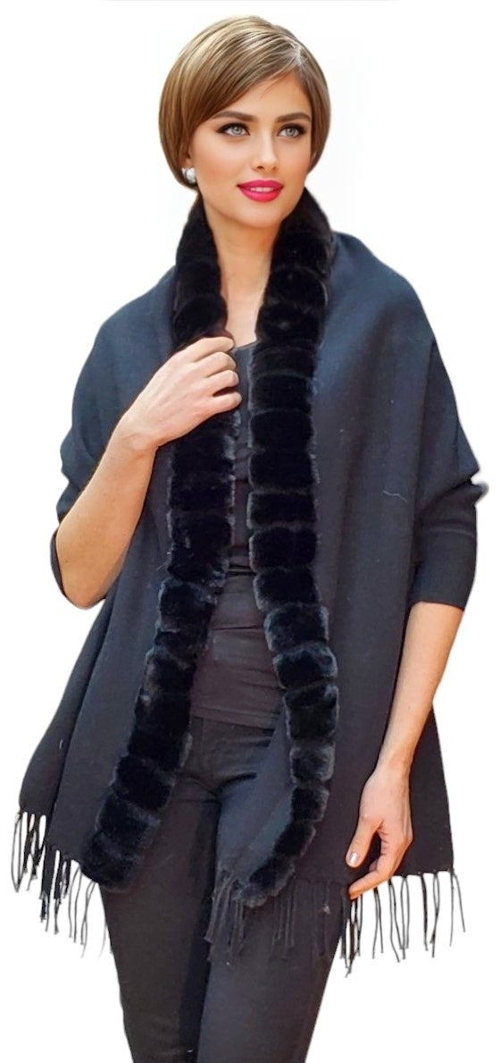 Shawl Style 11-CFN Black