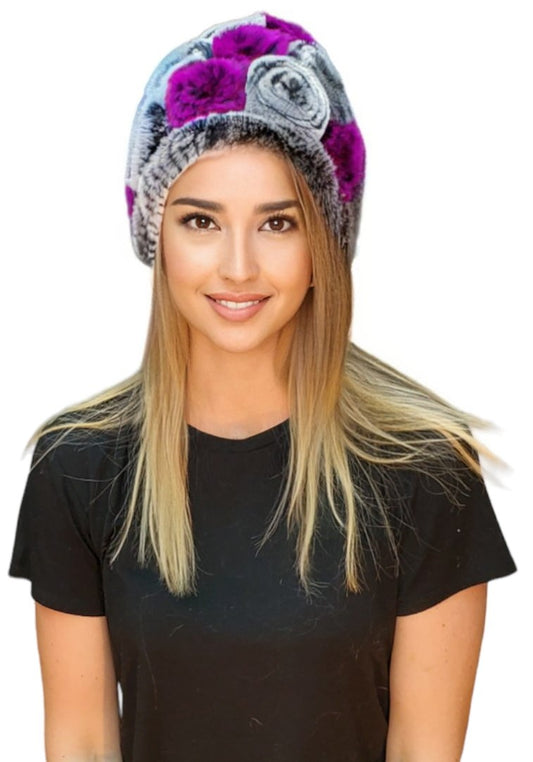 Hat Style 135R Chinchilla Purple