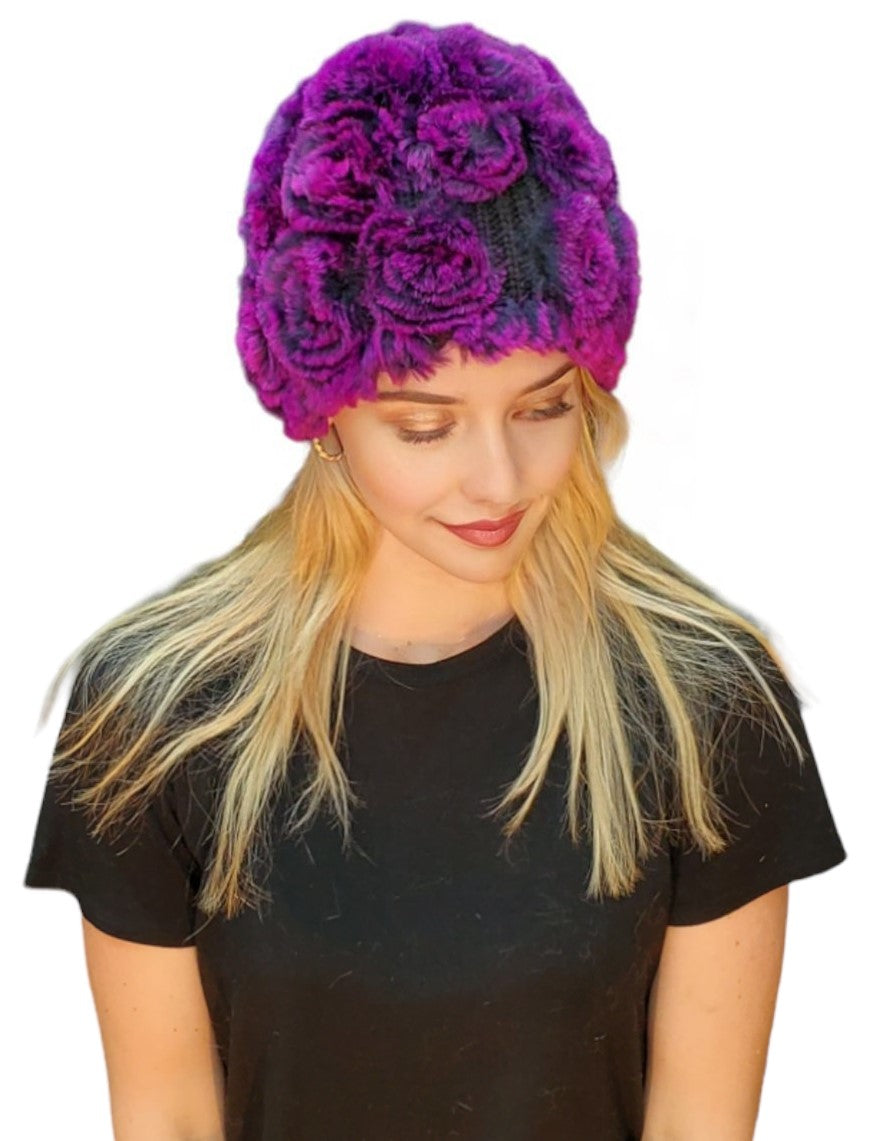 Hat Style 135R Purple Black Tips