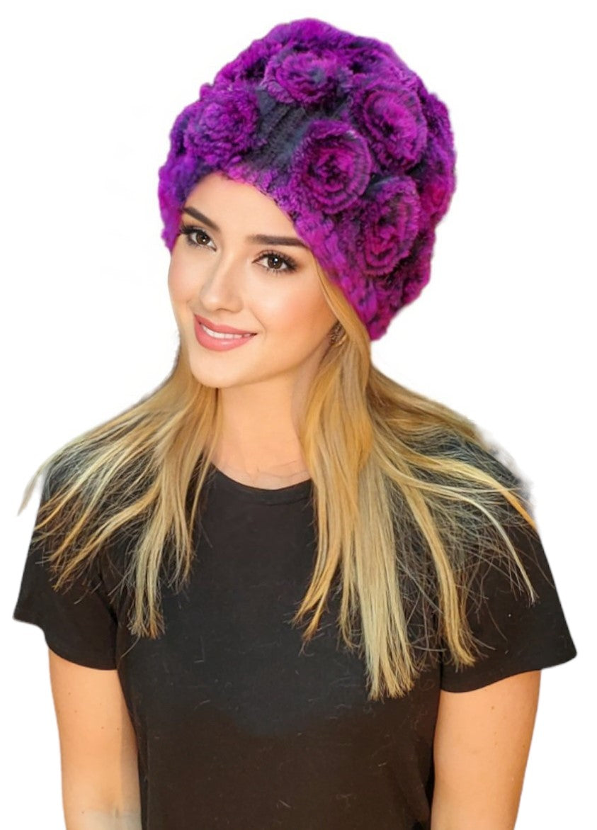 Hat Style 135R Purple Black Tips