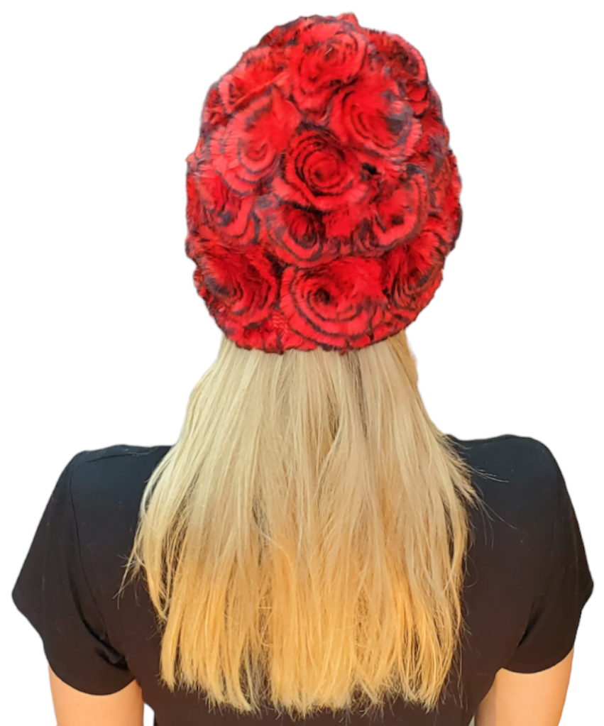 Hat Style 135R Red Black Tips