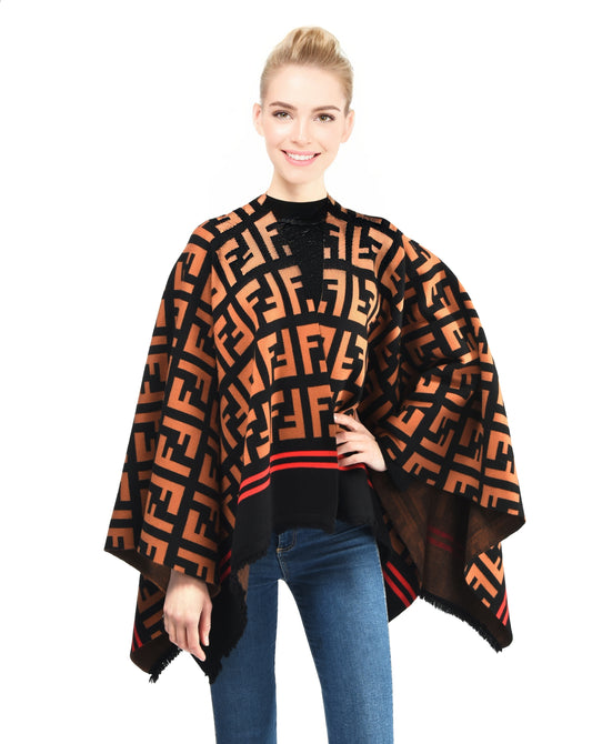 Shawl Style 1369 Brown