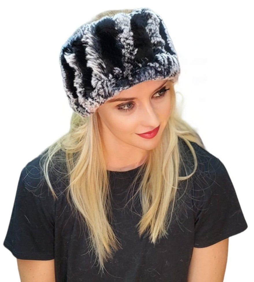 Headband Style 138R Black Chinchilla