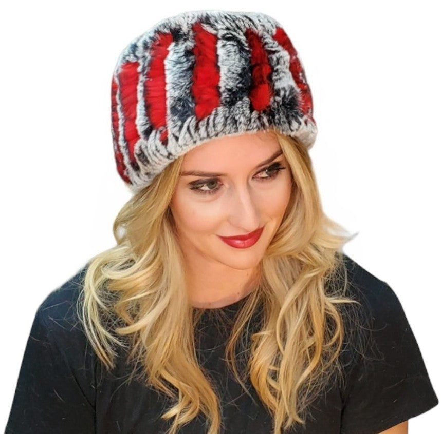 Headband Style 138R Red Chinchilla