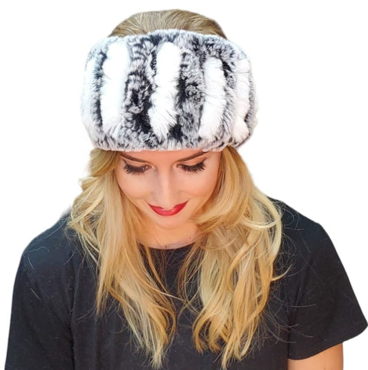 Headband Style 138R White Chinchilla