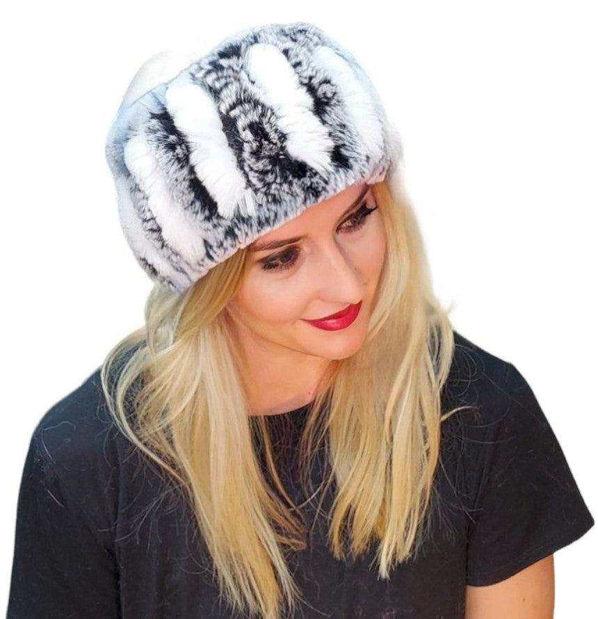Headband Style 138R White Chinchilla