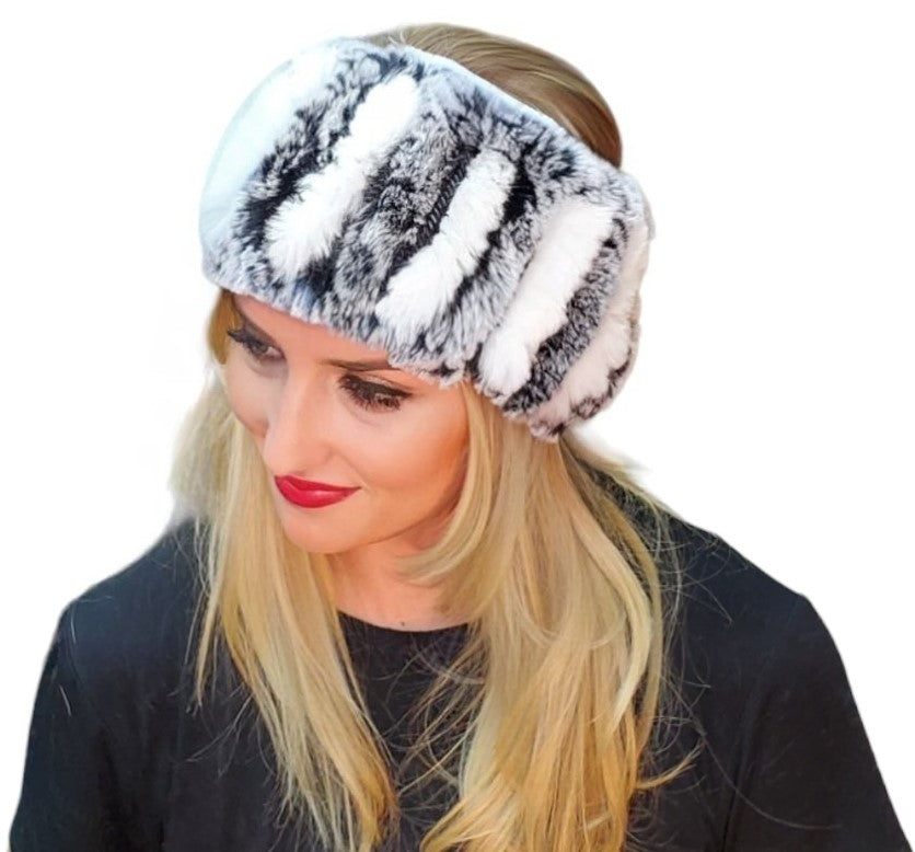 Headband Style 138R White Chinchilla