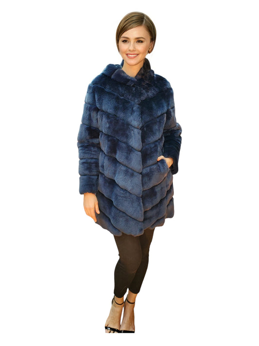 Jacket Style 1823 Blue Chinchilla