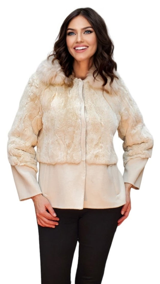 Jacket Style 2013F Pearl White