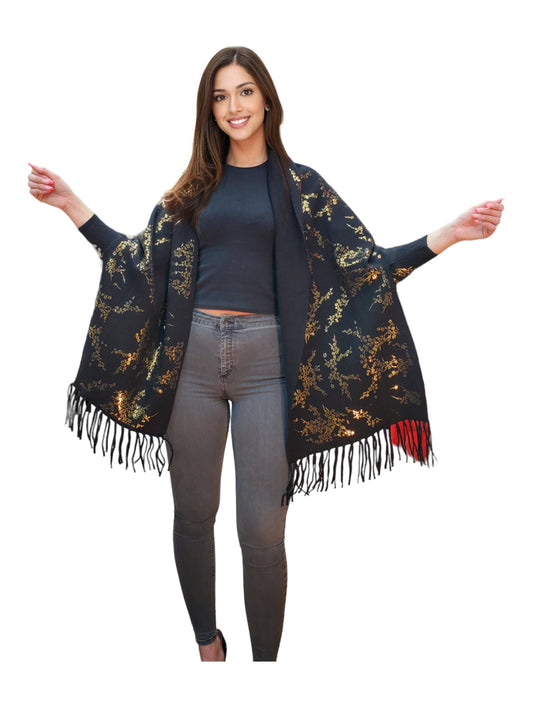Shawl Style 2022-008 Black