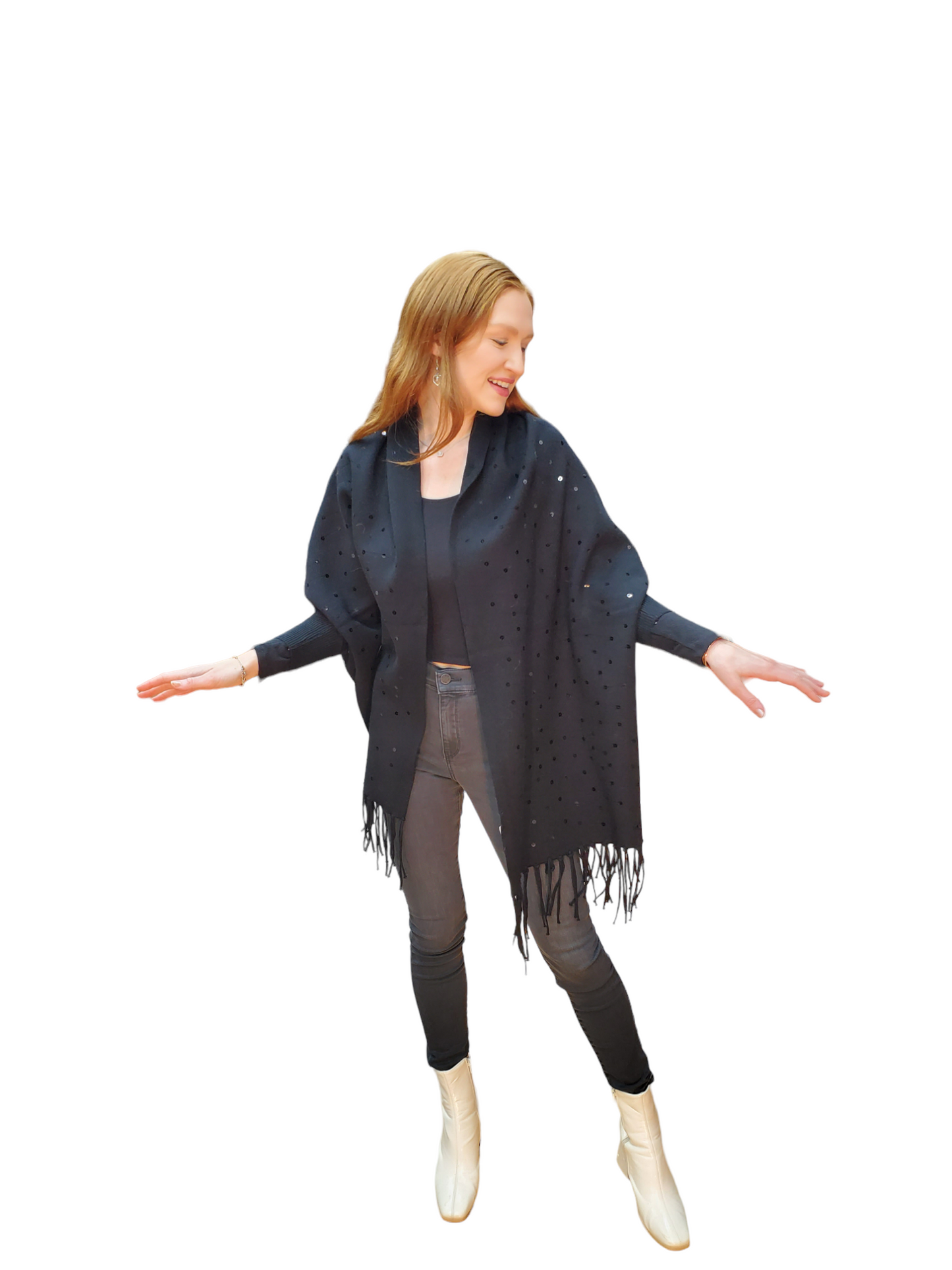 Shawl Style 2023-003 Black