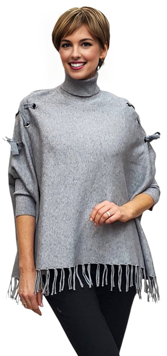 Poncho Style 2024-005P Gray