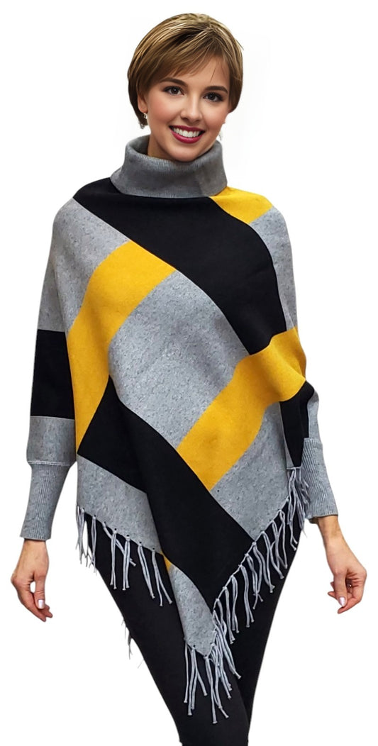 Poncho Style 2024-006 Gray