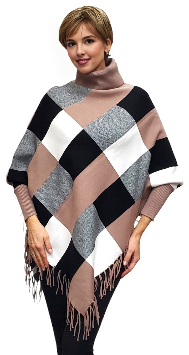 Poncho Style 2024-007 Khaki
