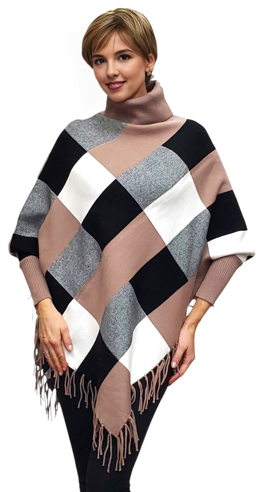 Poncho Style 2024-007 Khaki