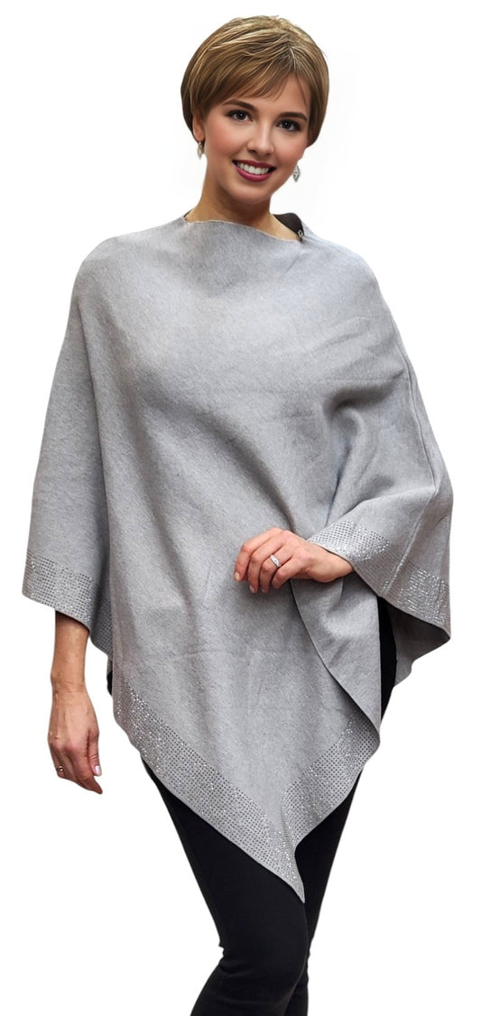 Poncho Style 2024-011 Gray