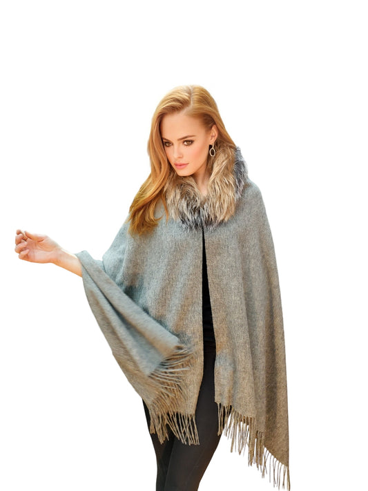 Shawl Style 338F Gray