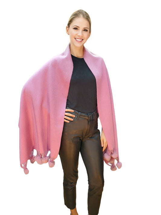 Shawl Style 338 Hot Pink
