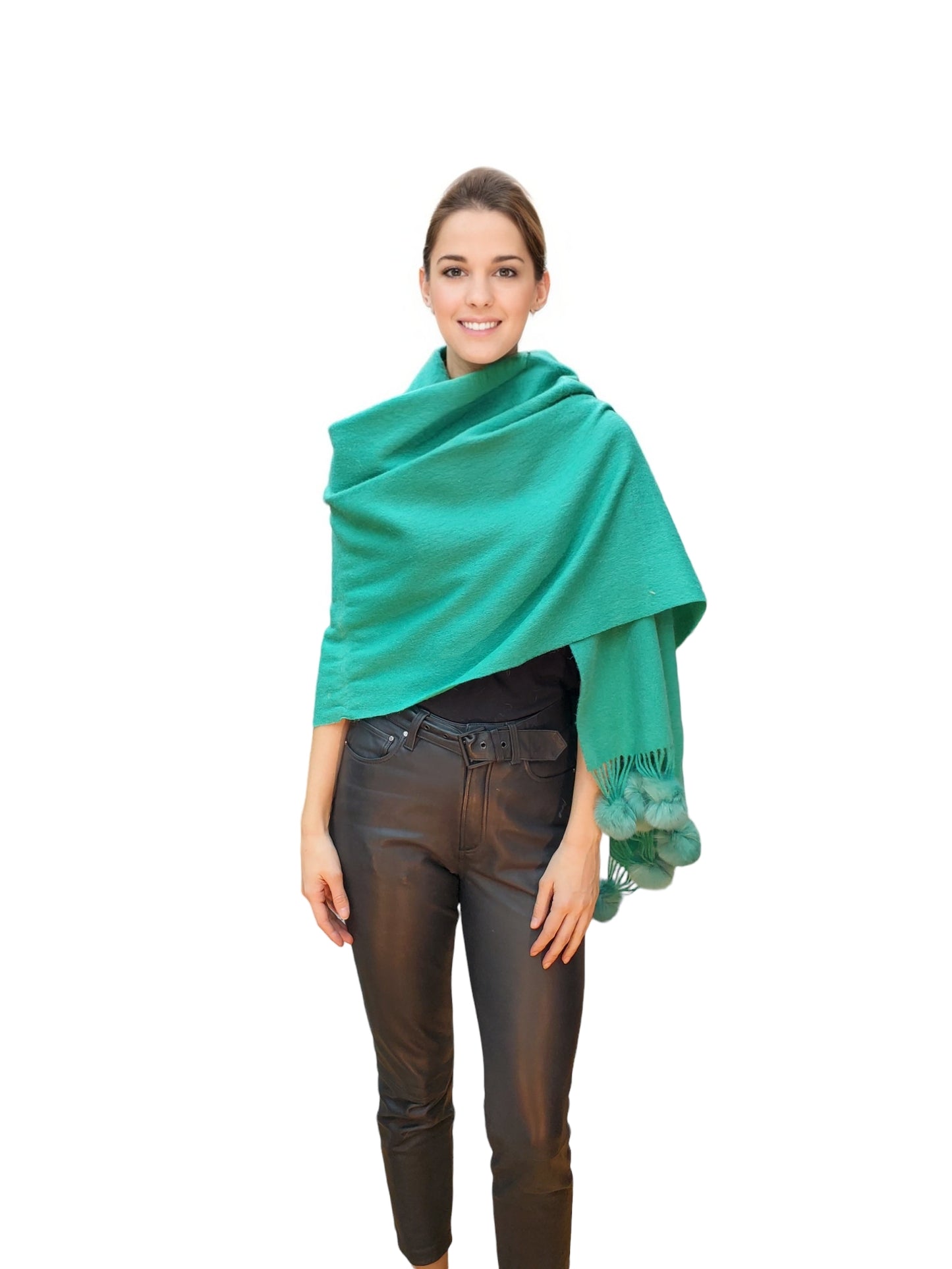 Shawl Style 338 Jade Green