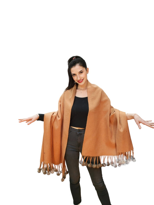 Shawl Style 338M Camel