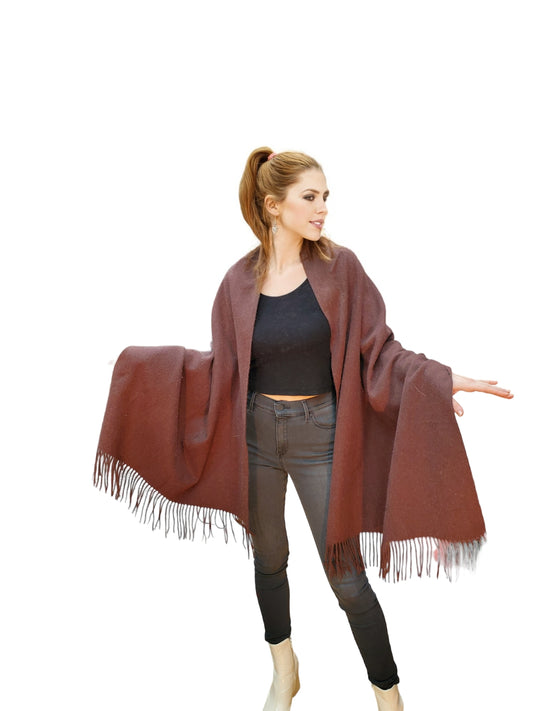 Shawl Style 338P Brown